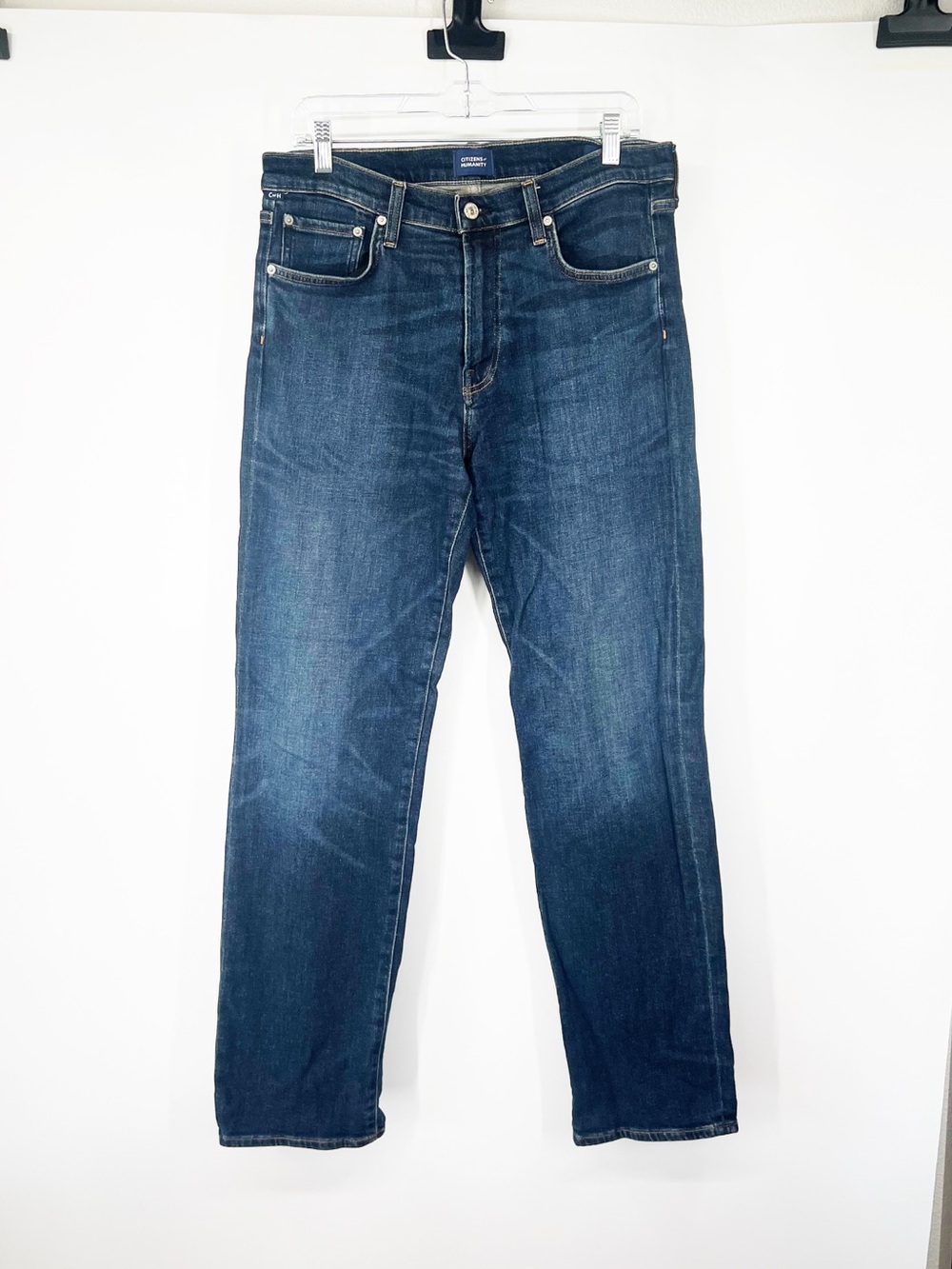 Citizens of Humanity COH Elijah Straight Jeans Dark Wash